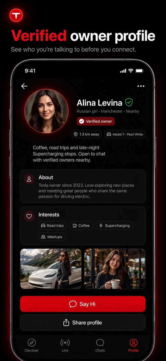 Verified owner profile